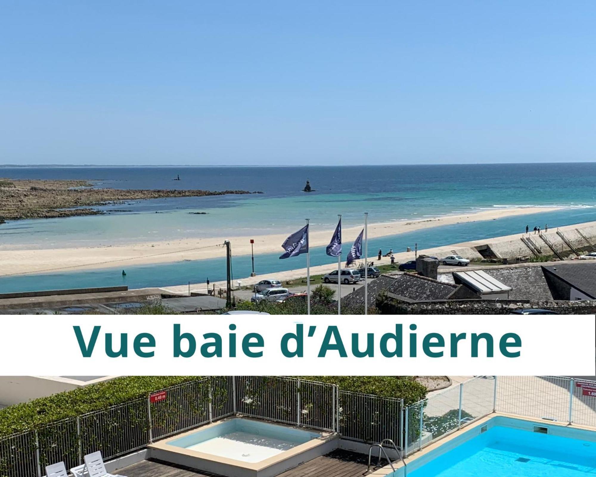 Duplex Vue Mer - Plage A 100M- 4 Lits - Parking Sous Sol Audierne Esterno foto